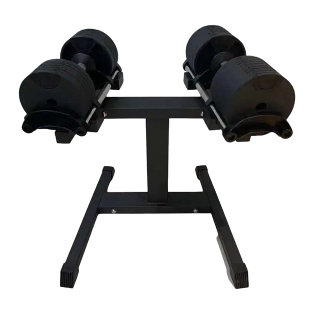 2 X 32KG Adjustable Dumbbell set with Stand
